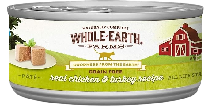 Whole Earth Farms Grain-Free Chicken & Turkey Wet Cat Food – 24-Pack Whole Earth Farms Dog Food