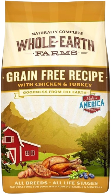 Whole Earth Farms Dog Food website