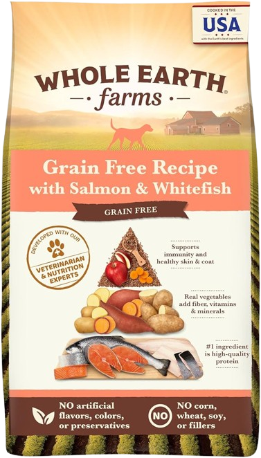 Whole Earth Farms Grain-Free Salmon & Whitefish Dry Food – 25 LB Bag Whole Earth Farms Dog Food